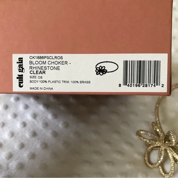 Cult Gaia Bloom Chocker Rhinestone Clear - Picture 10 of 12